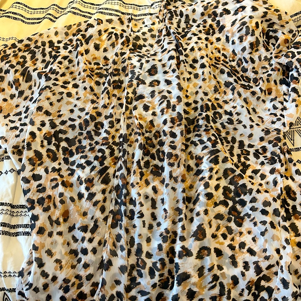 Aerie Sheer kimono / swim suit cover up